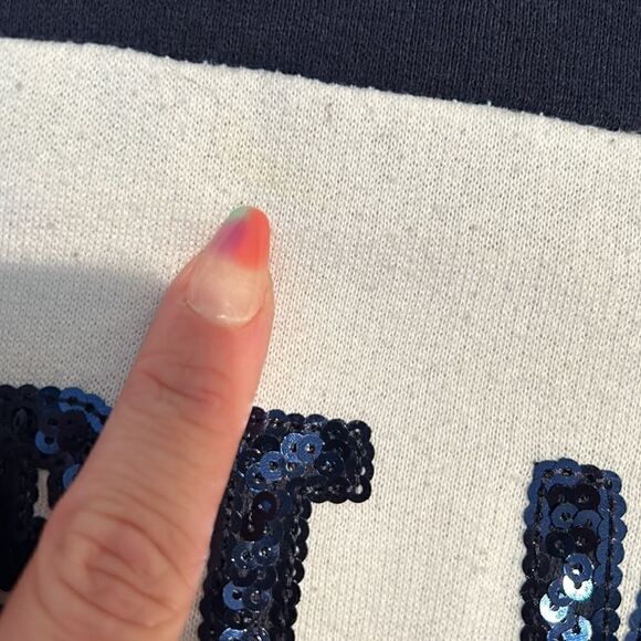 Victoria’s Secret PINK West Virginia mountaineers sweatshirt size XS - Picture 11 of 14